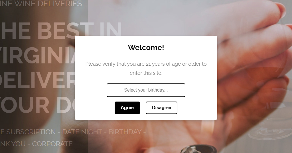 Ecwid: Age Verification