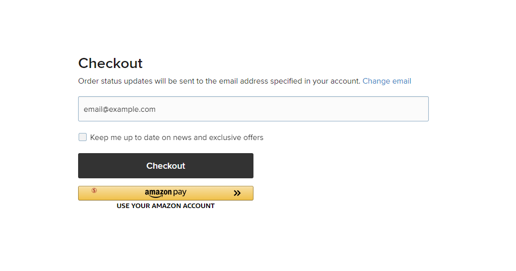 Ecwid Amazon Pay. More than a payment button.
