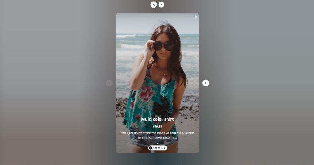 Ecwid Shoppable Stories - Automatically create shoppable, Instagram like stories from your products